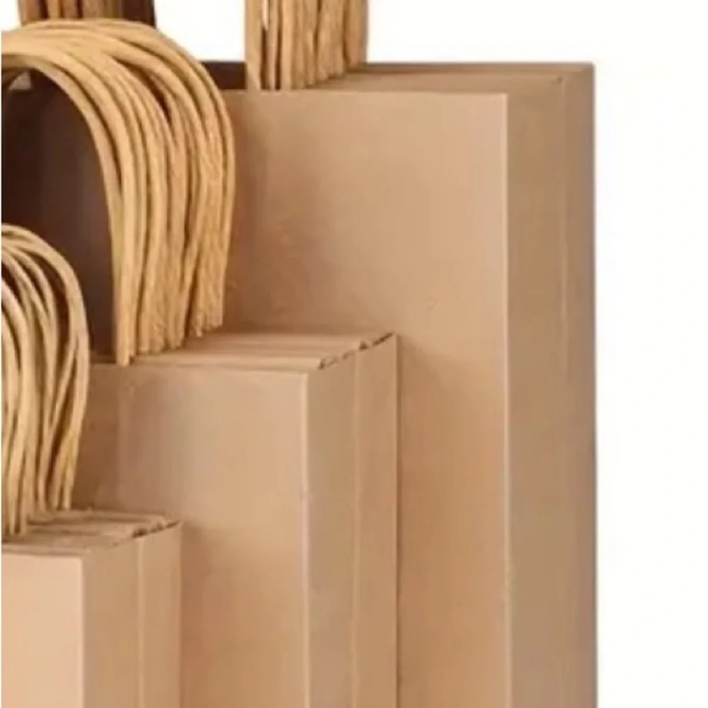 Brown Kraft Paper Gift Bag, 12.6” tall bag, 25 Bags
